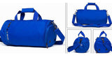 Fashion Sports Duffel Bag Gym Bag Sports Bag Travel Bag Blue