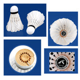 Outdoor Sports Equipment Durable Badminton Feather Shuttlecocks 1 Dozen