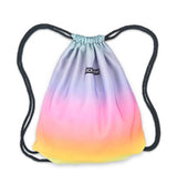 Gradient Folding Sport Backpack Drawstring Home Travel Storage Use String Bag