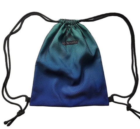 Gradient Mesh Sport Drawstring Backpack Travel Storage String Bag Custom Cheap