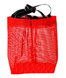 Hiking Quick Dry Mesh Shower Accessories Bag Breathable Bath Tote-Red