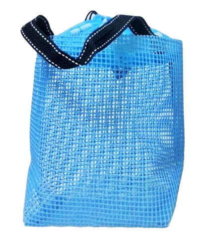 Hiking Quick Dry Mesh Shower Accessories Bag Breathable Bath Tote-Blue