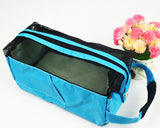 Square Bath Accessories Tote Sport Swimming Mesh Shower Bag-Blue