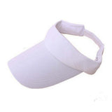 Golf Tennis Sports Sun Visor Cap Hat,White