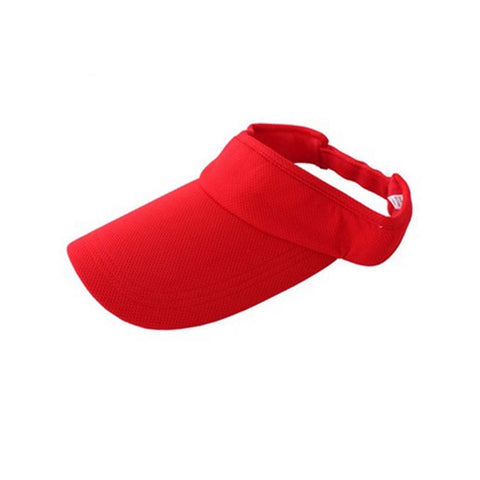 Golf Tennis Sports Sun Visor Cap Hat,Red