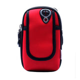 Sports Running/Gym/Jogging Bags Arm Band/Bag Wristband Practical Clips Red