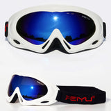 Sports Safety Sunglasses Antifog Eyewear Cycling Driving Skiing Goggles White