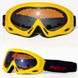 Sports Safety Sunglasses Antifog Eyewear Cycling Driving Skiing Goggles YELLOW