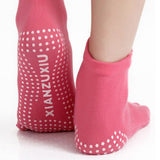 Women's Non Slip Full Toe Yoga Socks With Grip 2 Pairs Set,Grey