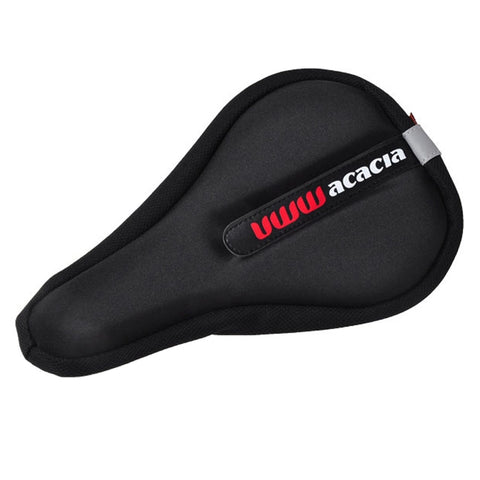 Premium Soft Relief Bicycle/Bike Saddle Seat Cushion Cover Cycling - Black