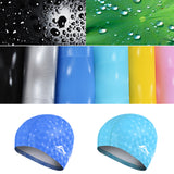 Blue Simply Style Unisex Swim Caps/ Swimming Cap Beach Hats Headwear