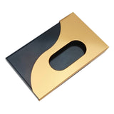 Creative Unisex Name Card Case Holder Card Holders For Business, Black/Gold