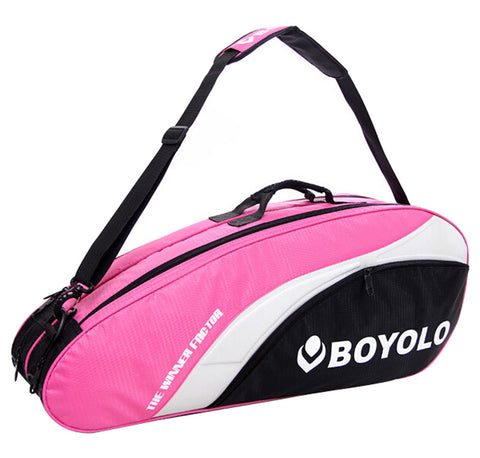 Modern Simple Badminton Equipment Bag Badminton Racket Bag PINK