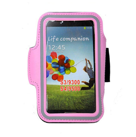 [PINK] SPORTY Armband+ Key Holder for SAMSUNG S3/S4/4.7-5 inch smart phone
