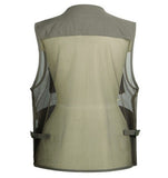 Fashion Mesh Middle-aged Men Fishing Photographer Vest GRAY, 4XL