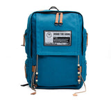 Cyan Canvas Backpack for Women Beading Backpack for Travel