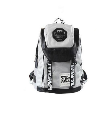 Adult Backpack Canvas Sport Backpack for Girls Cool Grey