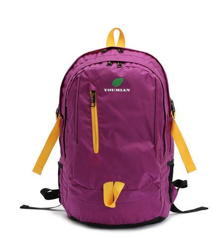 Simple Backpack Purple Sport Backpack Laptop Backpack