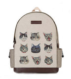 Backpack Canvas Backpacks Outdoor School Bags Camping Hiking Backpack Travel