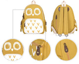 Owl Backpack Canvas Outdoor Camping Hiking Travel Backpack School Bags