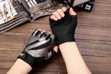 Cycling Gloves Half-finger Gloves for Outdoor Sports Mens Gloves Silver