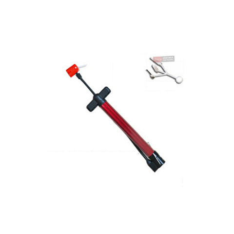 High-grade Mini Portable  Bike Pump Road Mountain BMX Bike Tire Pump, Red
