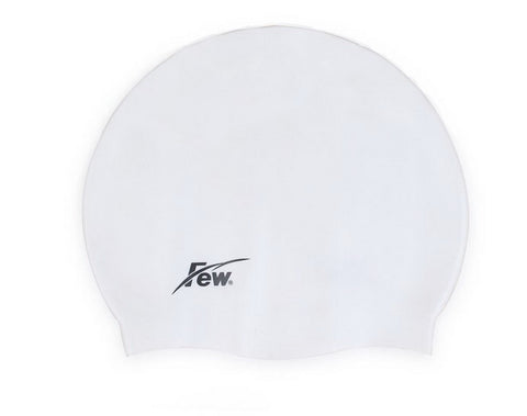 White Swim Cap for Men & Women Waterproof Swim Cap