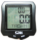 Black Cycling Clock Outdoor Sports Stopwatches Bicycle Speed Meter