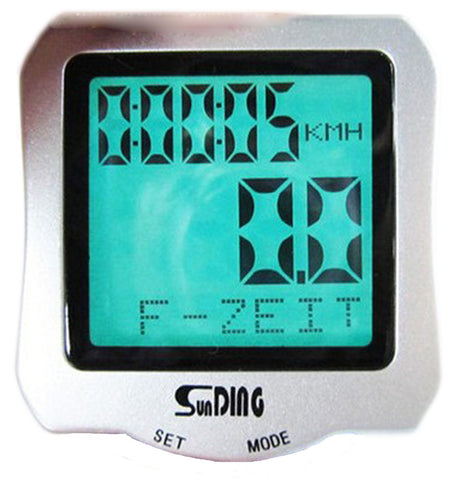 White Cycling Clock Outdoor Sports Stopwatches Bicycle Speed Meter