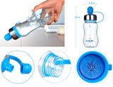230ML/8 OZ Leakproof Outdoor Outdoor Water Bottle Portable Sport Water Bottle with Lid Blue #1