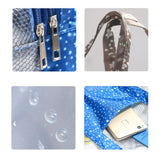 Waterproof Sports Bag Dry and Wet Separation Swimming Handbag Storage Package 36x18x29CM(Navy)