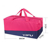 Dry and Wet Separation Waterproof Sports Bag Swimming Handbag Storage Package 35x21x21CM(P#05)