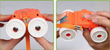 Kids Toy Binocular Cute Telescope Outdoor Science Explore Educational Toy Orange