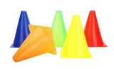 Set of 10 Random Color Outdoor Agility Cones Sports Soccer Cone Sets 18cm