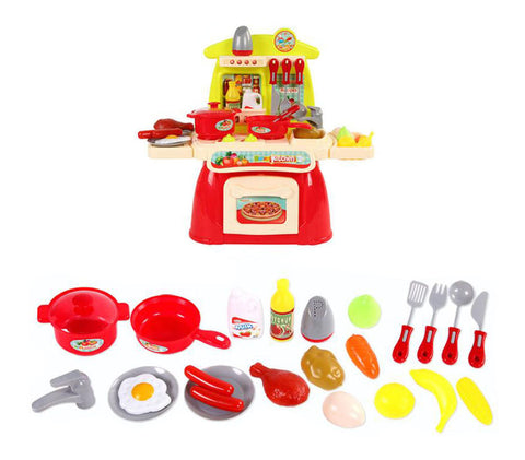 Kitchen Appliance Play Food Toys Set for Kids 22-pieces Set