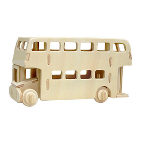 3D Puzzle Wooden Model,Children's Educational Toys ( London Bus )