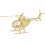3D Puzzle Wooden Model,Children's Educational Toys ( Helicopter )