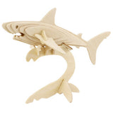 3D Puzzle Wooden Model,Children's Educational Toys ( Shark )