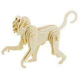 3D Puzzle Wooden Model,Children's Educational Toys ( Monkey )