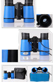 Children High Definition Telescope Binocular Mini Portable Telescope Toys Blue