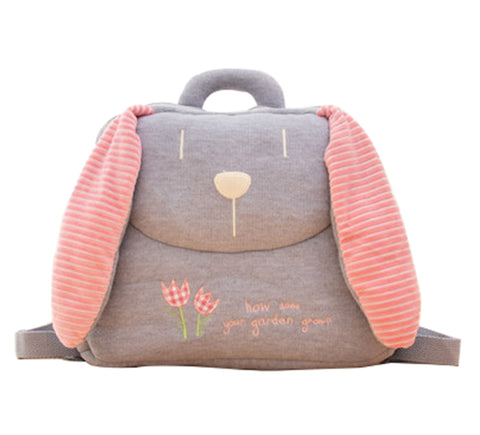 Creative Lovely Cozy Children's Backpack/Plush Backpack(Gray Rabbit)