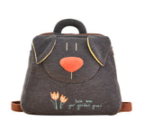 Creative Lovely Cozy Children's Backpack/Plush Backpack(Black)