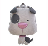 Creative Lovely Cozy Children's Backpack/Plush Backpack(Grey Puppy)