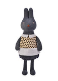 Creative Lovely Cozy Children's Backpack/Plush Backpack(Plaid Bunny)