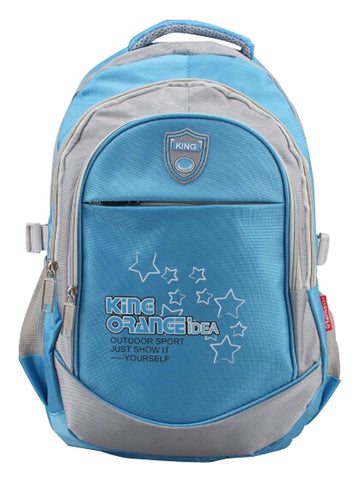 New Lightening  Backpacks Kid's Backpack  Large  British Style Backpack BLUE
