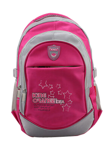 New Lightening  Kid's Backpack  Large  British Style Backpack ROSE RED