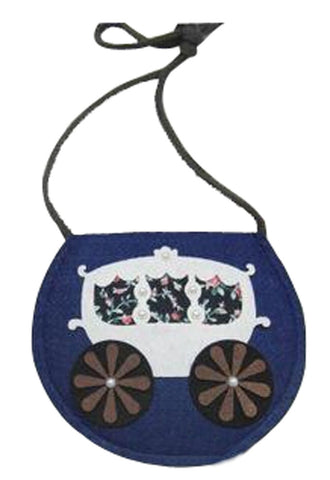 New Small fresh Backpack Fashion Cute Cartoon Backpack NAVY BLUE