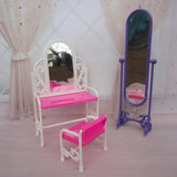 Doll House Furniture, Dresser Mirror Set