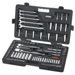 118 Piece 1/4" & 3/8" SAE/MM SOCKET SET