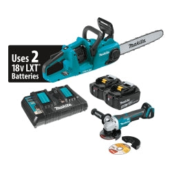 18v X2 (36V) LXT BL 14" Chain Saw Kit w/ grinder
